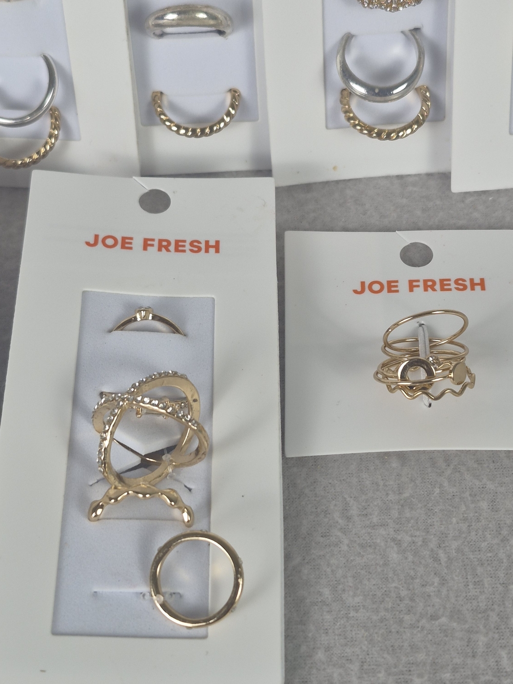 Joe Fresh Gold & Silver Tones Mixed Ring Set - Assorted Styles - Picture 5 of 12